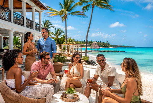 Adults-only Caribbean group resort booking for Sandals group travel