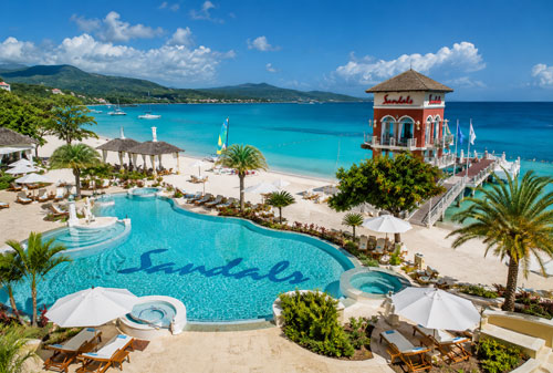 Adults-only Caribbean resort vacation planning for Sandals Resorts