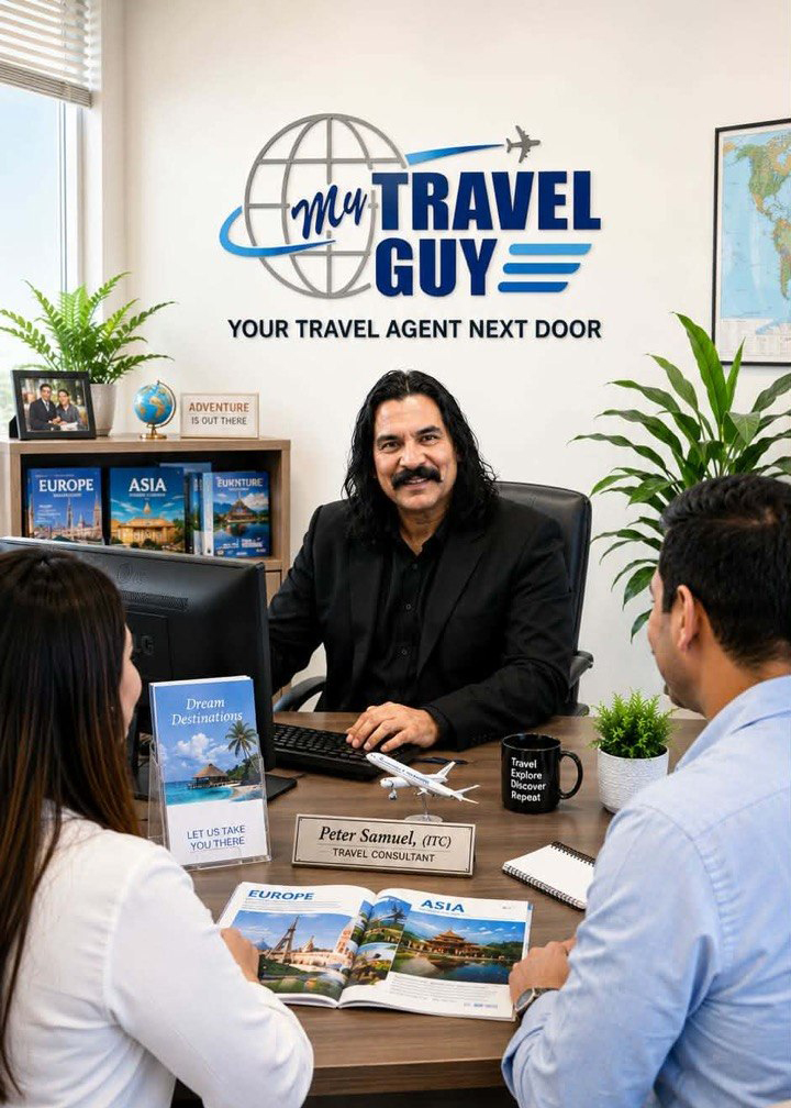 Peter Samuel, Calgary travel agent at My Travel Guy